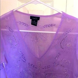 Lavender tunic